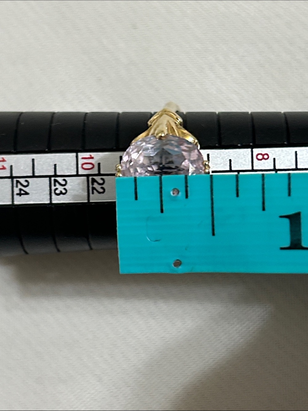 14K Gold Oval Kunzite Ring - Picture 11 of 11